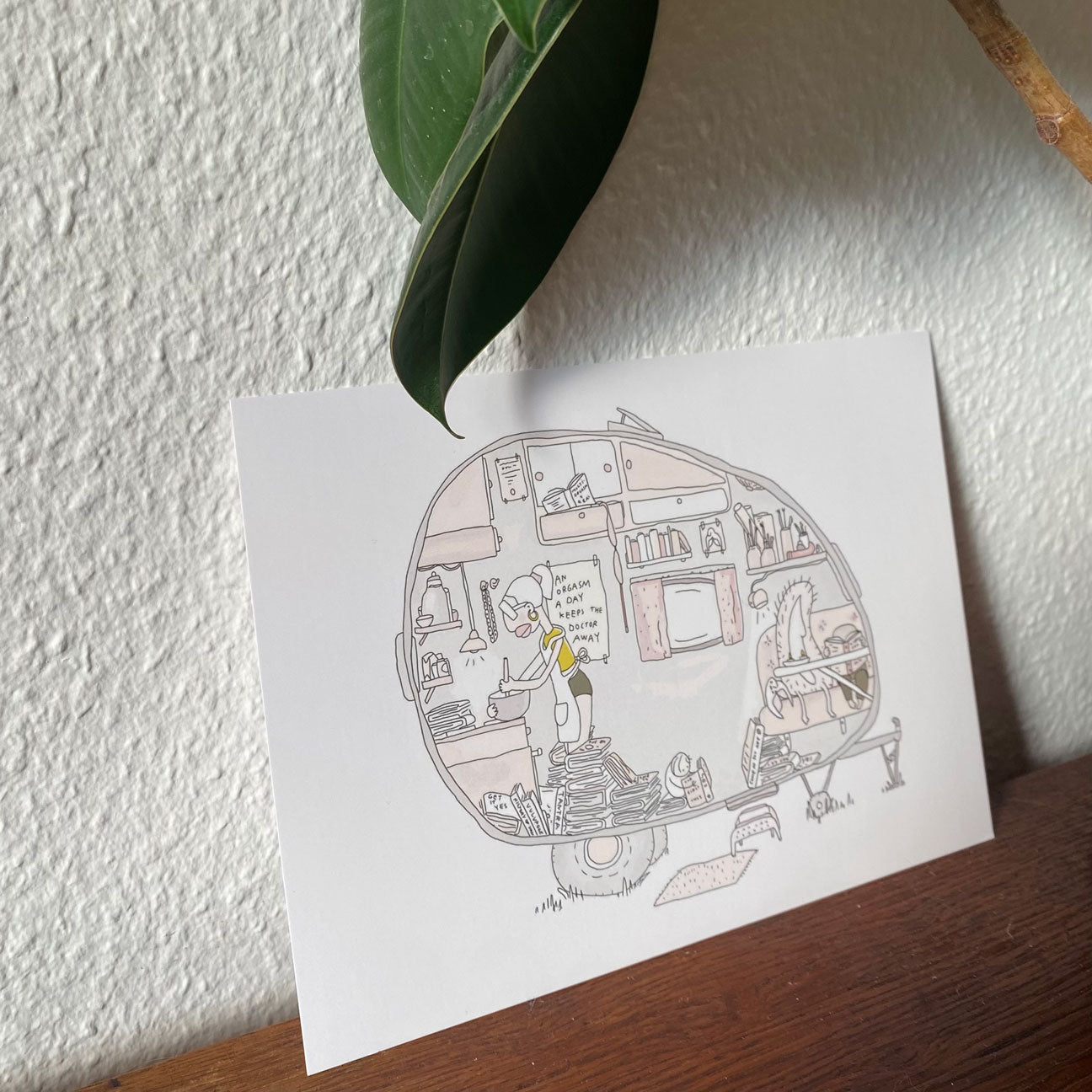 Campingvogn - A3 & A4 print